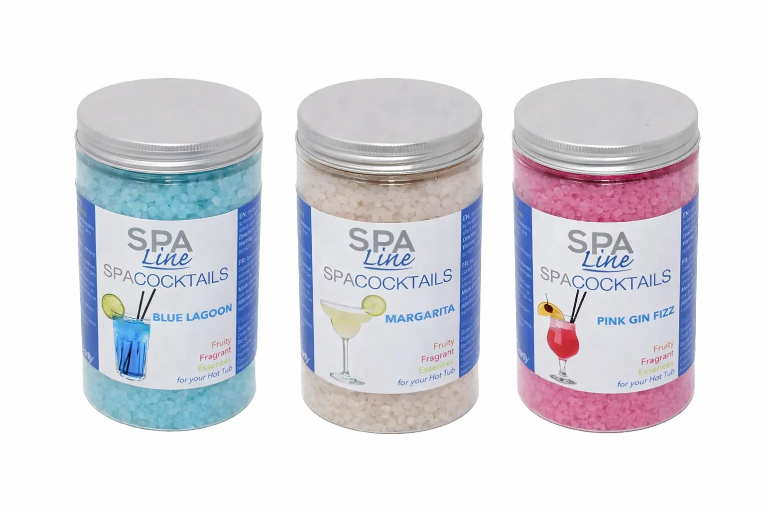 Zestaw 3 soli do kąpieli Spa Line 